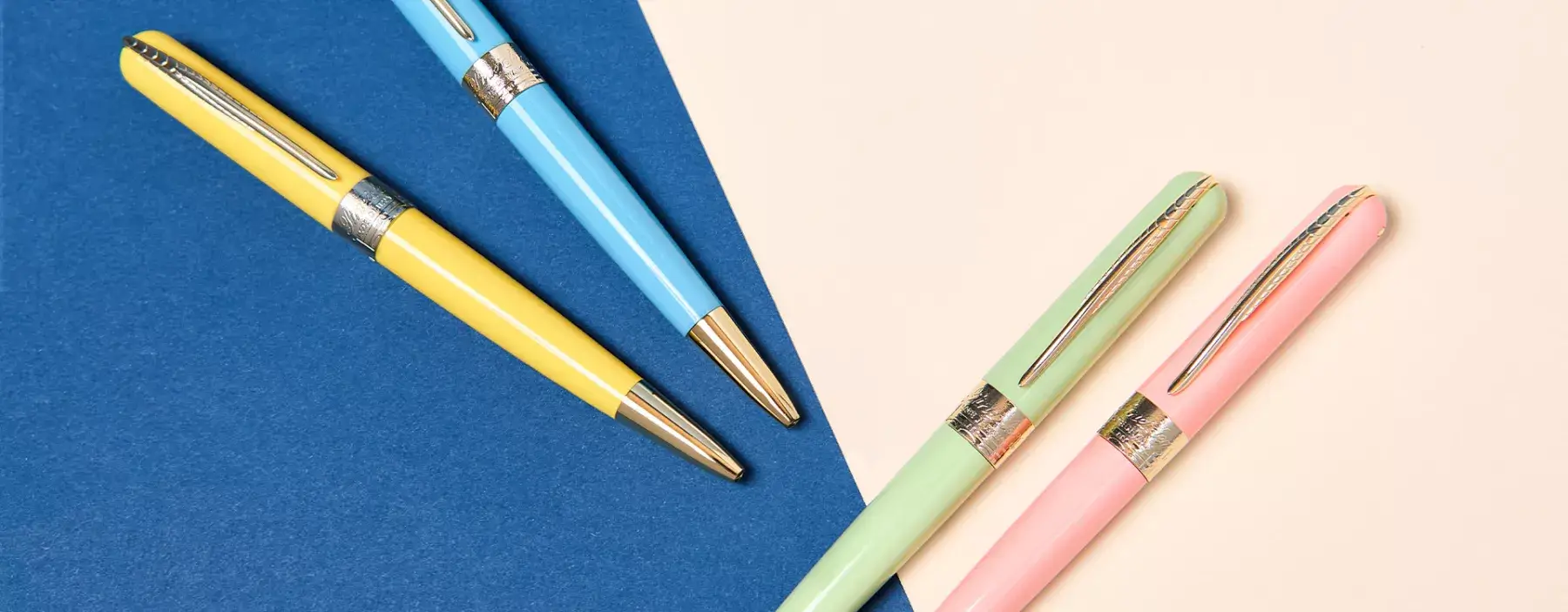 Elegant stationery and a pen on a desk